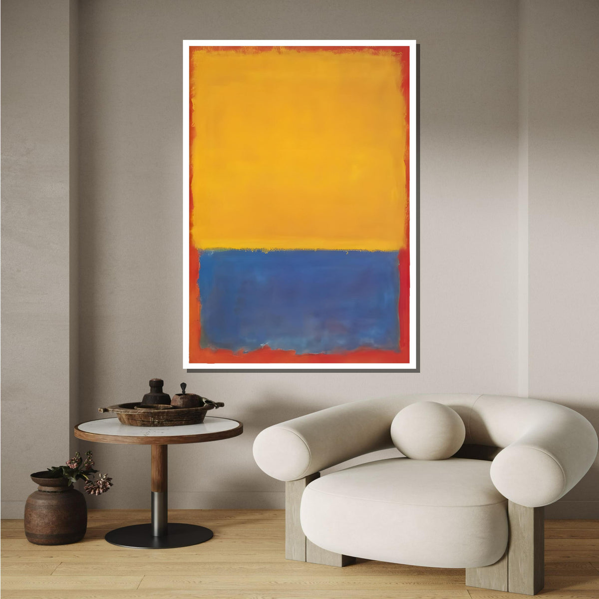 Mix Mark Rothko Framed Canvas,Mark Rothko Wall Art, Art Reproduction,Rothko Reproduction,Rothko Print Poster,Abstract Canvas Wall Art