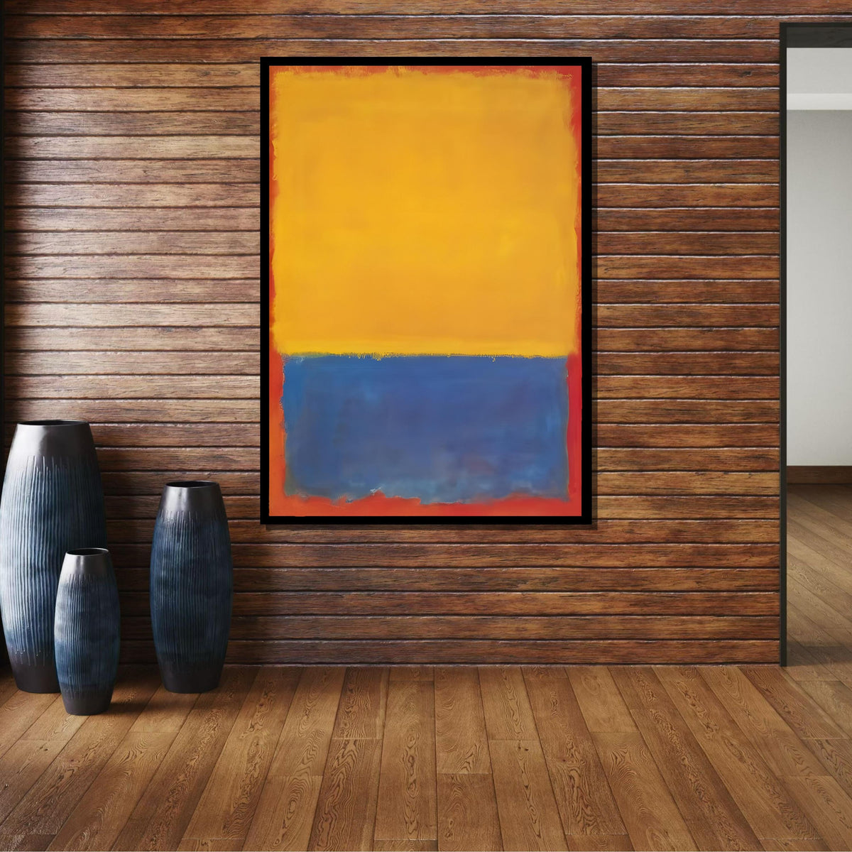 Mix Mark Rothko Framed Canvas,Mark Rothko Wall Art, Art Reproduction,Rothko Reproduction,Rothko Print Poster,Abstract Canvas Wall Art