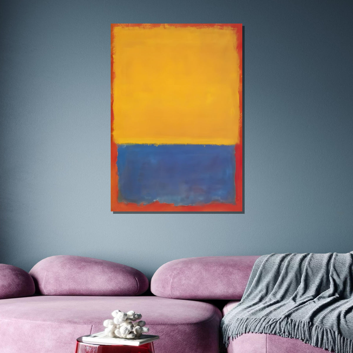 Mix Mark Rothko Framed Canvas,Mark Rothko Wall Art, Art Reproduction,Rothko Reproduction,Rothko Print Poster,Abstract Canvas Wall Art