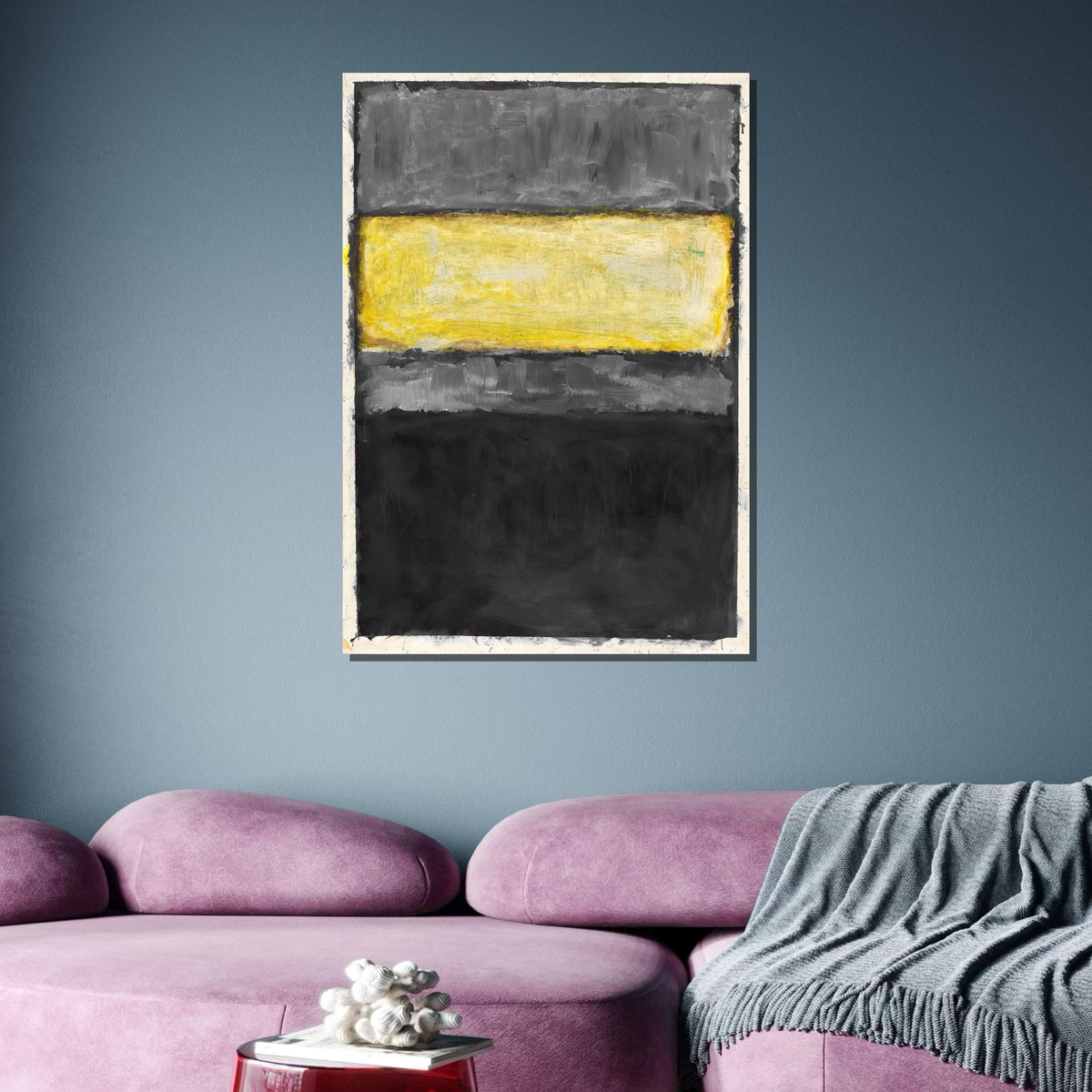 Mix Mark Rothko Framed Canvas,Mark Rothko Wall Art, Art Reproduction,Rothko Reproduction,Rothko Print Poster,Abstract Canvas Wall Art