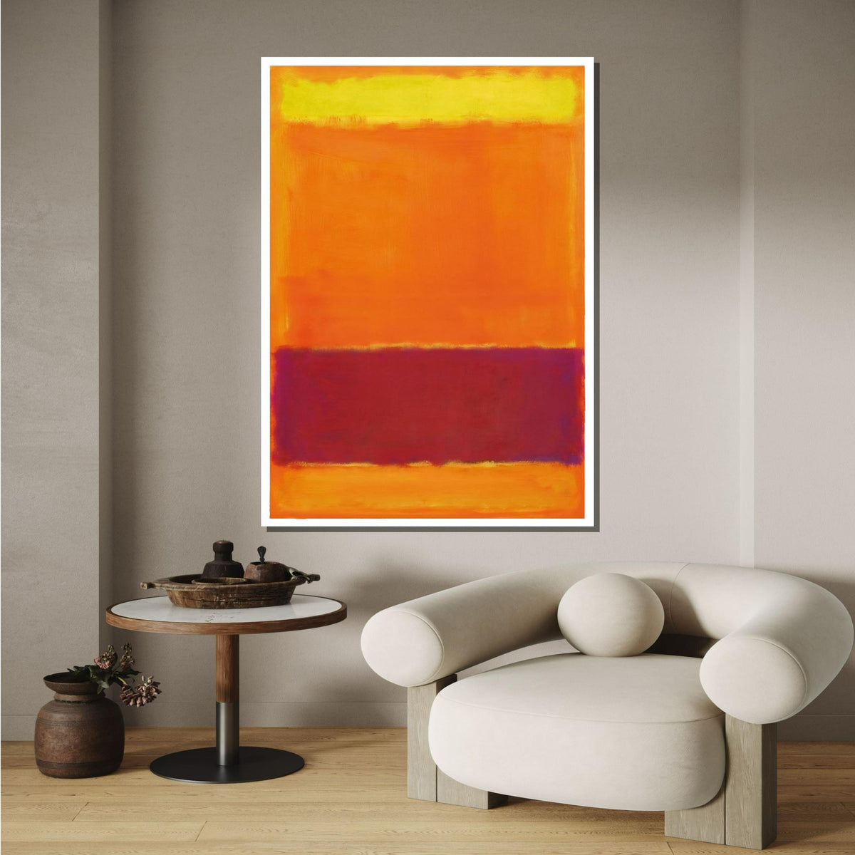 Mix Mark Rothko Framed Canvas,Mark Rothko Wall Art, Art Reproduction,Rothko Reproduction,Rothko Print Poster,Abstract Canvas Wall Art