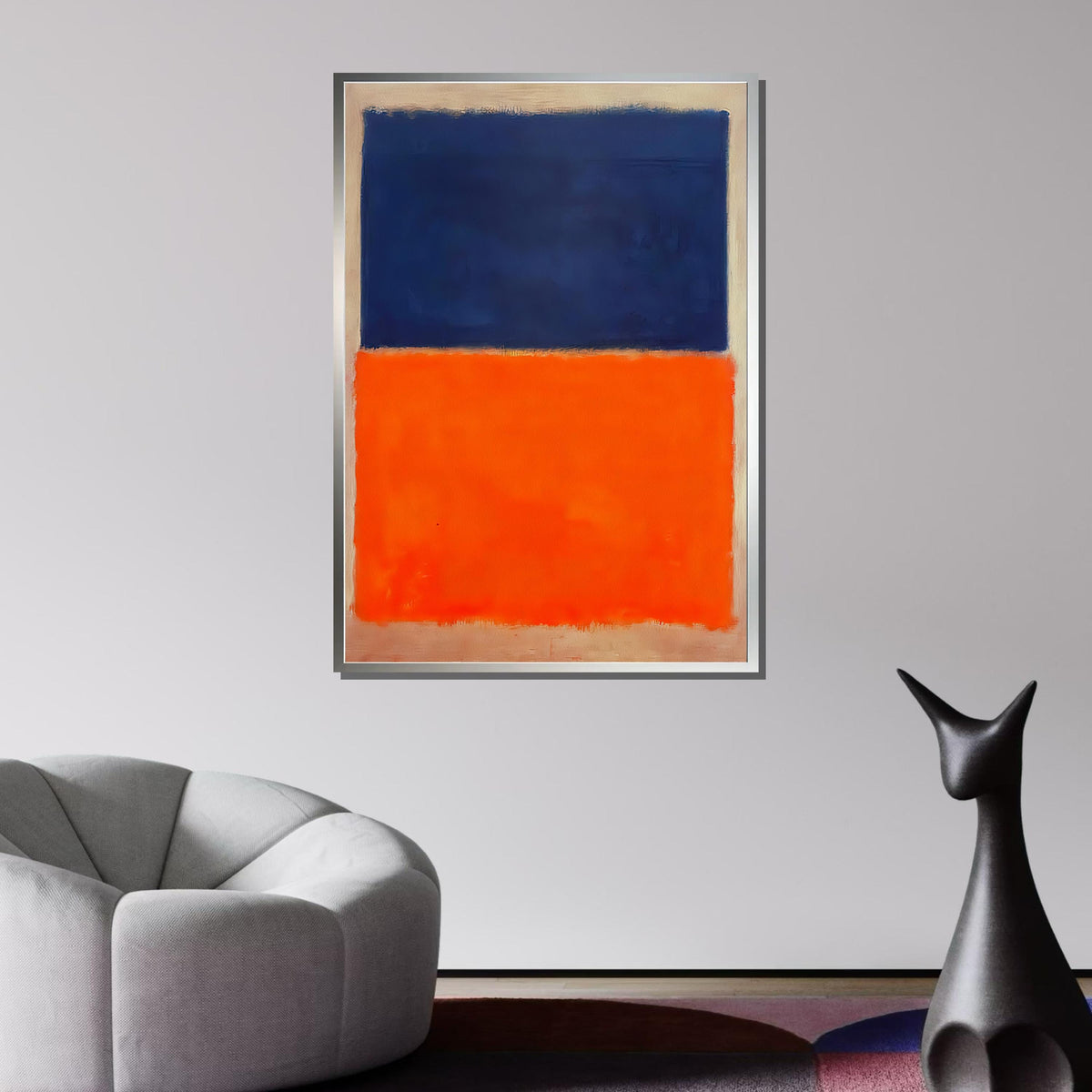 Mix Mark Rothko Framed Canvas,Mark Rothko Wall Art, Art Reproduction,Rothko Reproduction,Rothko Print Poster,Abstract Canvas Wall Art