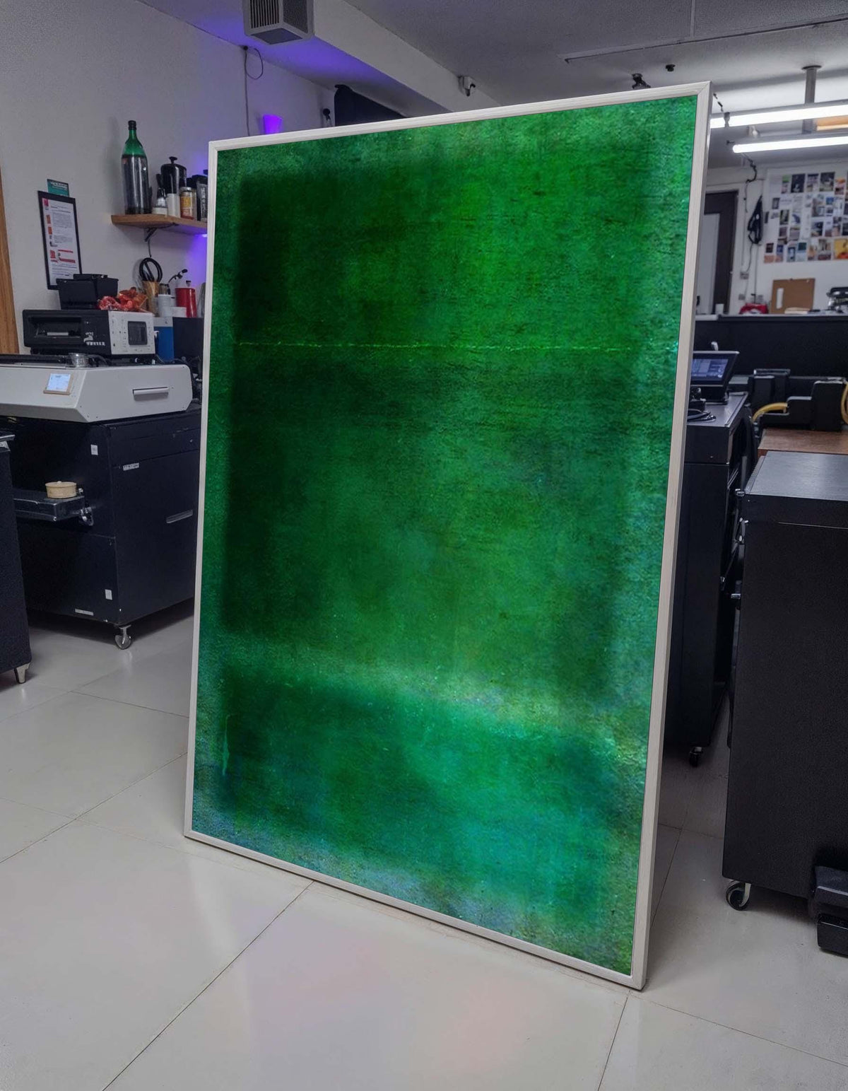 Green  Mark Rothko Framed Canvas,Mark Rothko Wall Art, Art Reproduction,Rothko Reproduction,Rothko Print Poster,Mark Art,Abstract Canvas Art