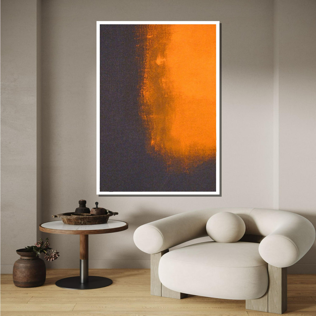 Black-Orange,Mark Rothko Framed Canvas,Mark Rothko Wall Art, Art Reproduction,Rothko Reproduction,Rothko Print Poster,Abstract Canvas Art
