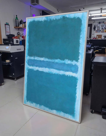 Blue,Mark Rothko Framed Canvas,Mark Rothko Wall Art, Art Reproduction,Rothko Reproduction,Rothko Print Poster,Famous Art,Abstract Canvas Art