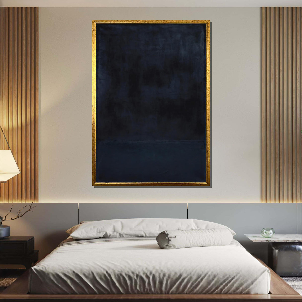 Black,Mark Rothko Framed Canvas,Mark Rothko Wall Art,Art Reproduction,Rothko Reproduction,Rothko Print Poster,Famous Art,Abstract Canvas Art