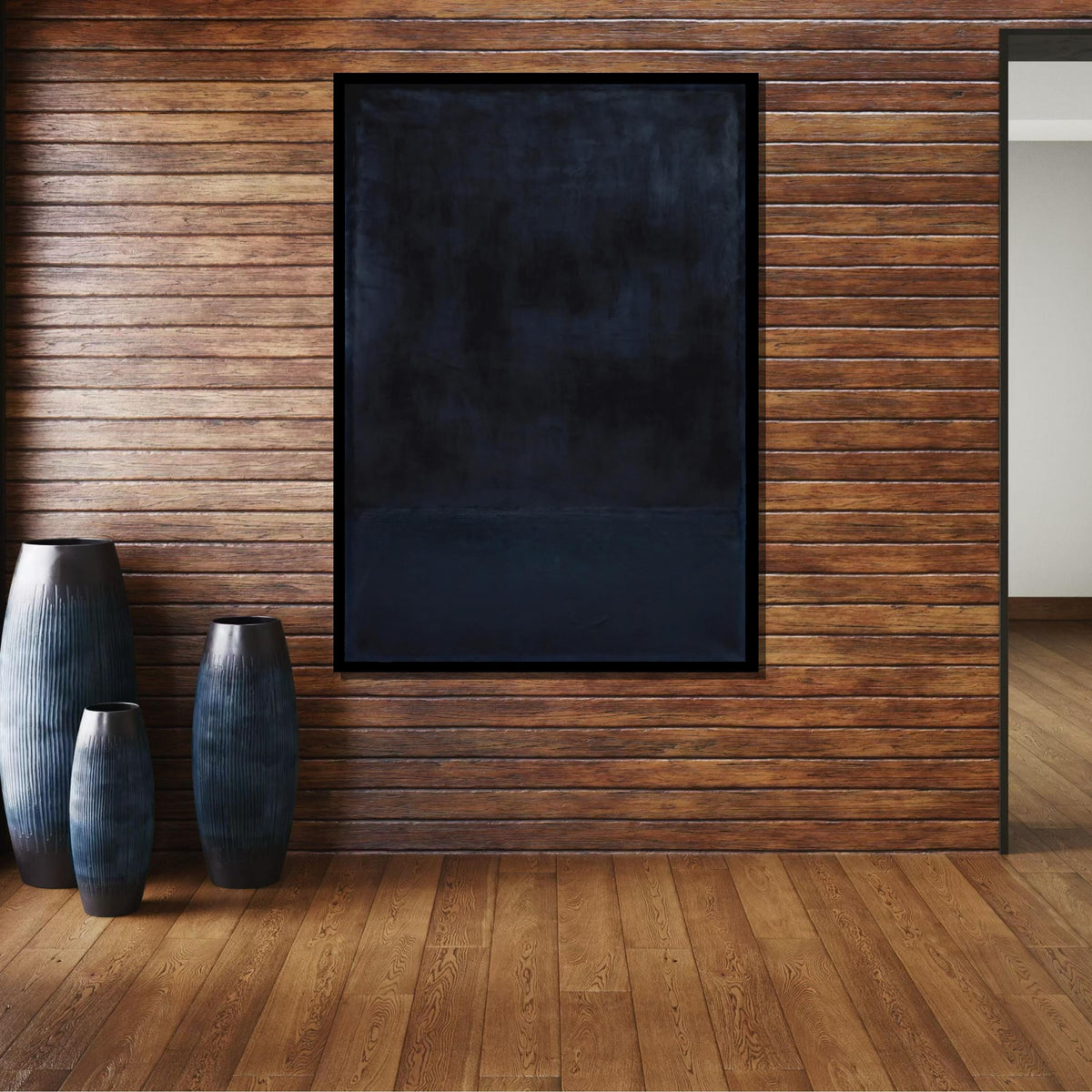 Black,Mark Rothko Framed Canvas,Mark Rothko Wall Art,Art Reproduction,Rothko Reproduction,Rothko Print Poster,Famous Art,Abstract Canvas Art