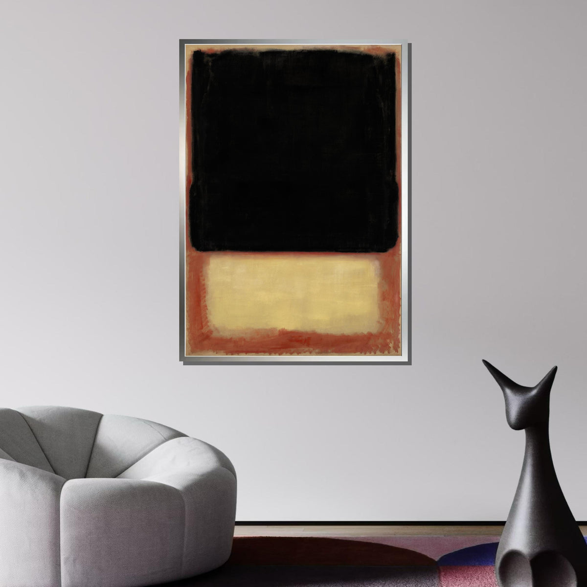 Mix Mark Rothko Framed Canvas,Mark Rothko Wall Art, Art Reproduction,Rothko Reproduction,Rothko Print Poster, Famous Art, Canvas Wall Art