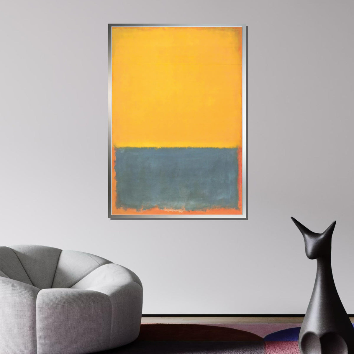 Mix Mark Rothko Framed Canvas,Mark Rothko Wall Art, Art Reproduction,Rothko Reproduction,Rothko Print Poster, Famous Art, Canvas Wall Art
