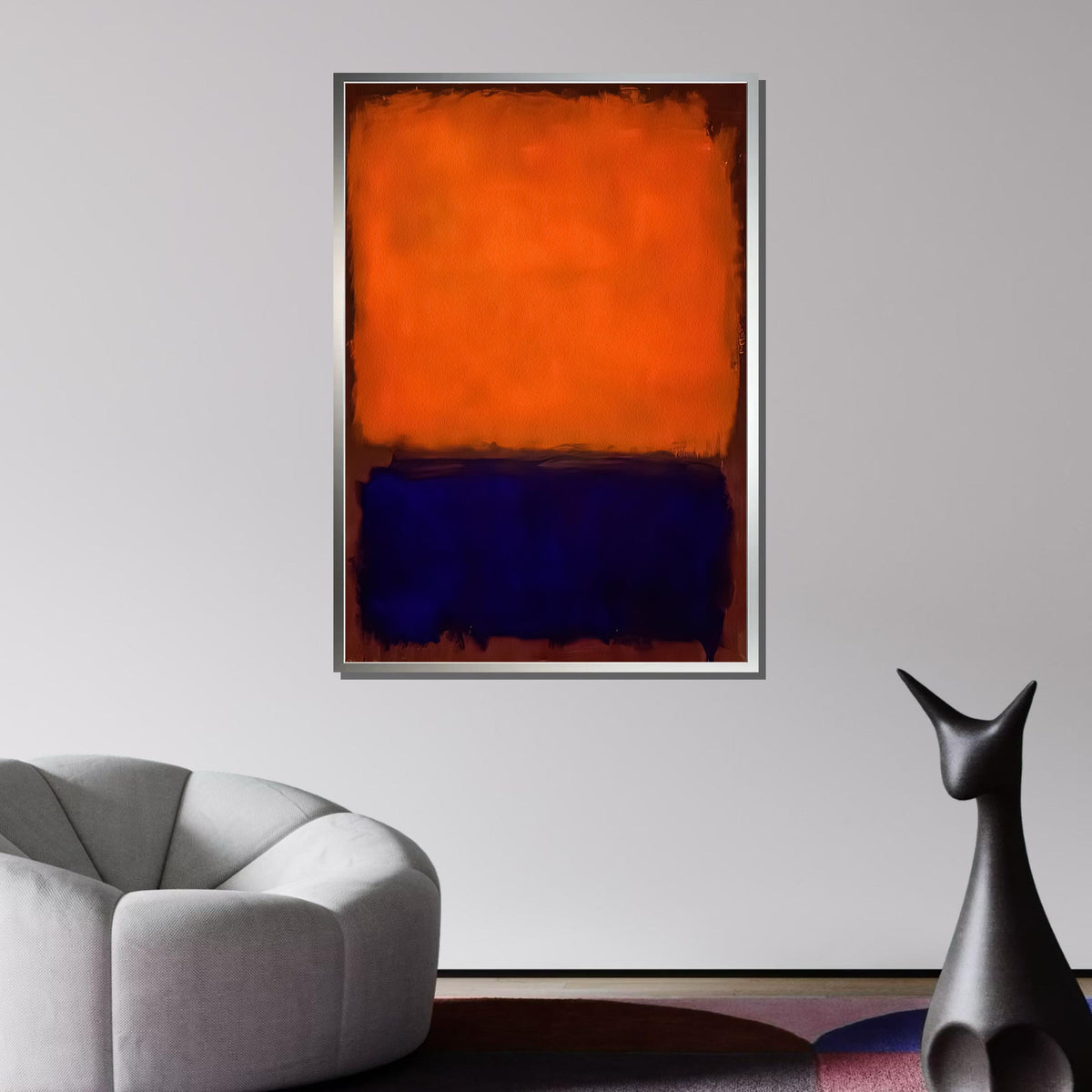 Mix Mark Rothko Framed Canvas,Mark Rothko Wall Art, Art Reproduction,Rothko Reproduction,Rothko Print Poster, Famous Art, Canvas Wall Art