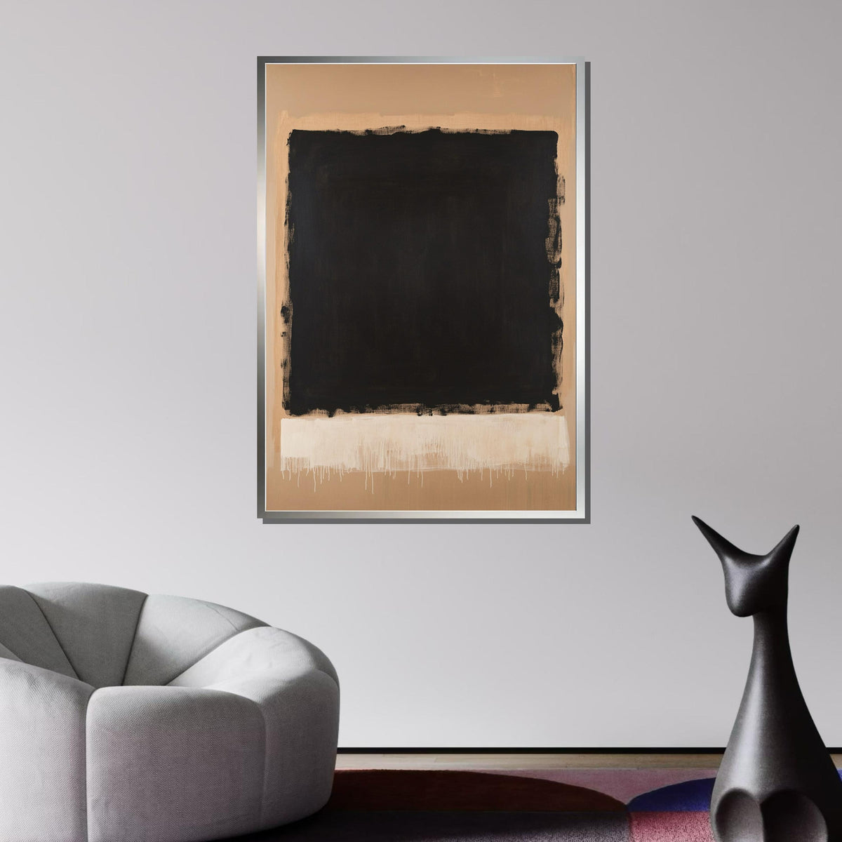 Mix Mark Rothko Framed Canvas,Mark Rothko Wall Art, Art Reproduction,Rothko Reproduction,Rothko Print Poster, Famous Art, Canvas Wall Art