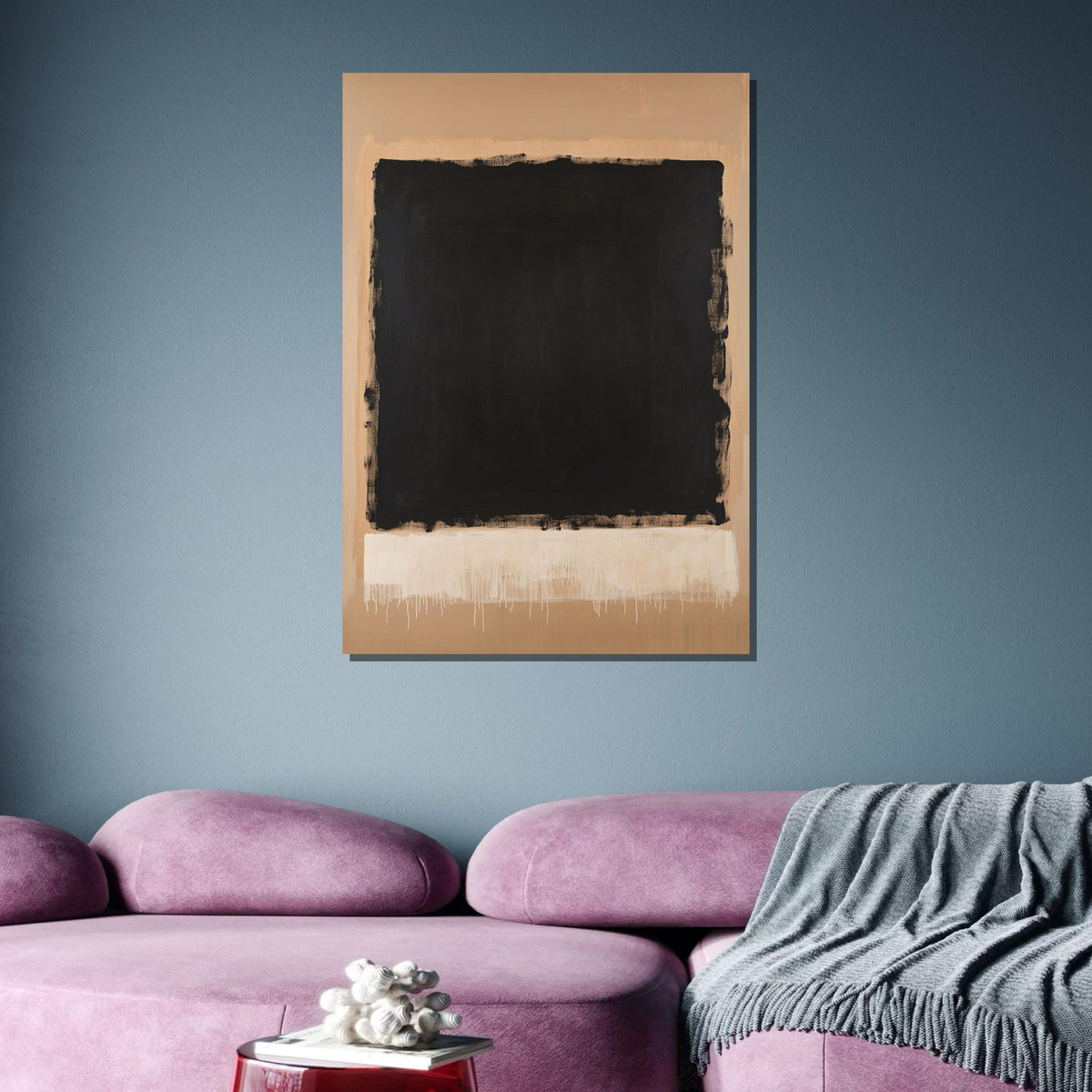 Mix Mark Rothko Framed Canvas,Mark Rothko Wall Art, Art Reproduction,Rothko Reproduction,Rothko Print Poster, Famous Art, Canvas Wall Art