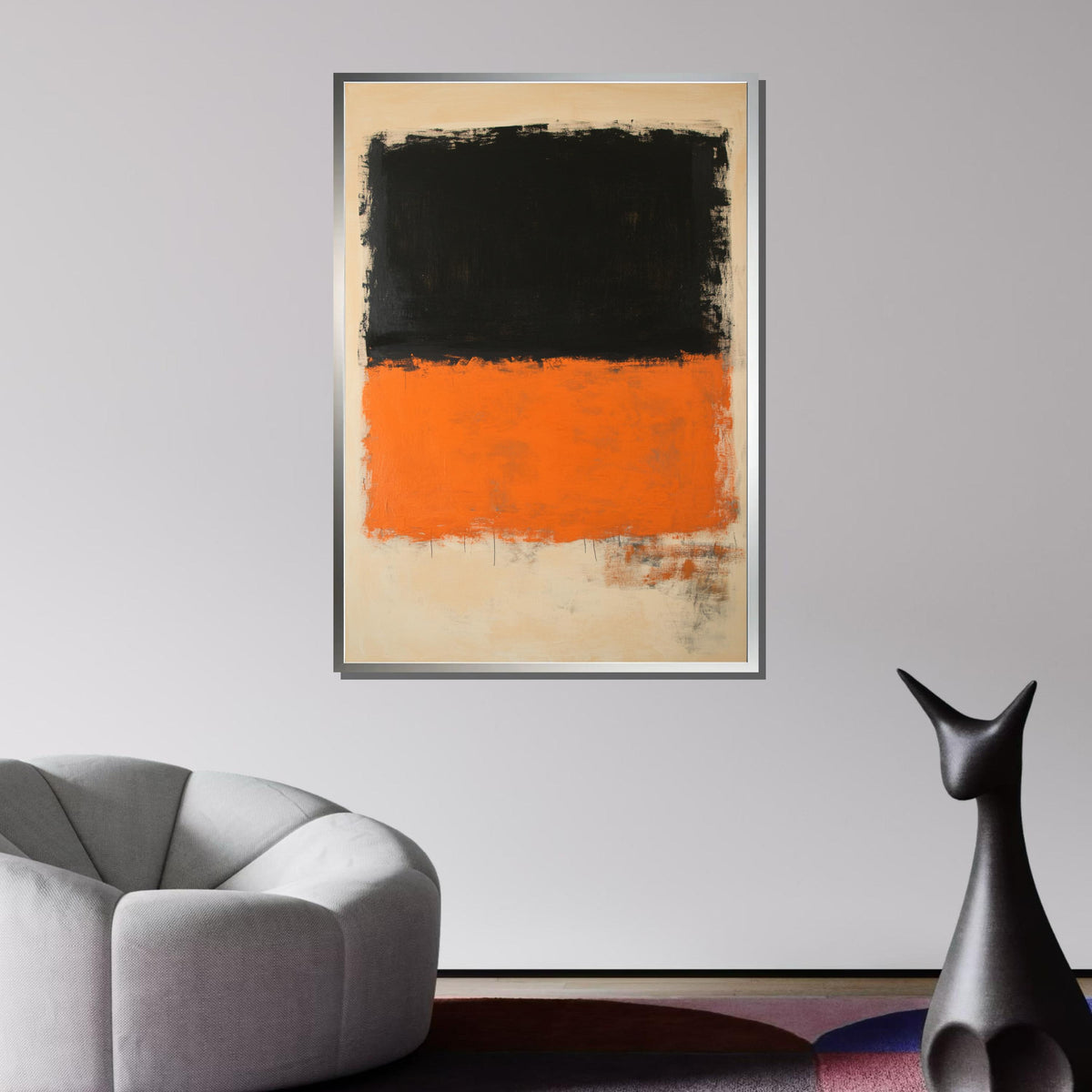 Mix Mark Rothko Framed Canvas,Mark Rothko Wall Art, Art Reproduction,Rothko Reproduction,Rothko Print Poster, Famous Art, Canvas Wall Art