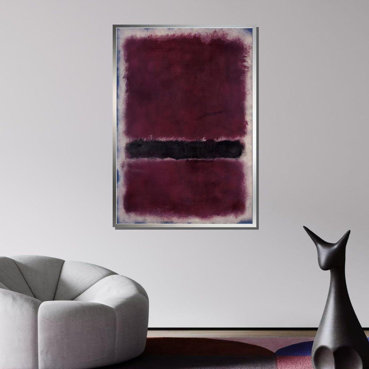 Mix Mark Rothko Framed Canvas,Mark Rothko Wall Art, Art Reproduction,Rothko Reproduction,Rothko Print Poster, Famous Art, Canvas Wall Art