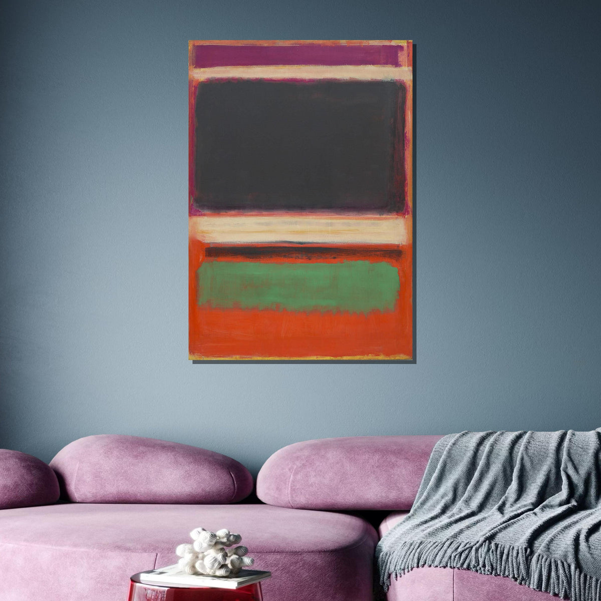 Mix Mark Rothko Framed Canvas,Mark Rothko Wall Art, Art Reproduction,Rothko Reproduction,Rothko Print Poster, Famous Art, Canvas Wall Art