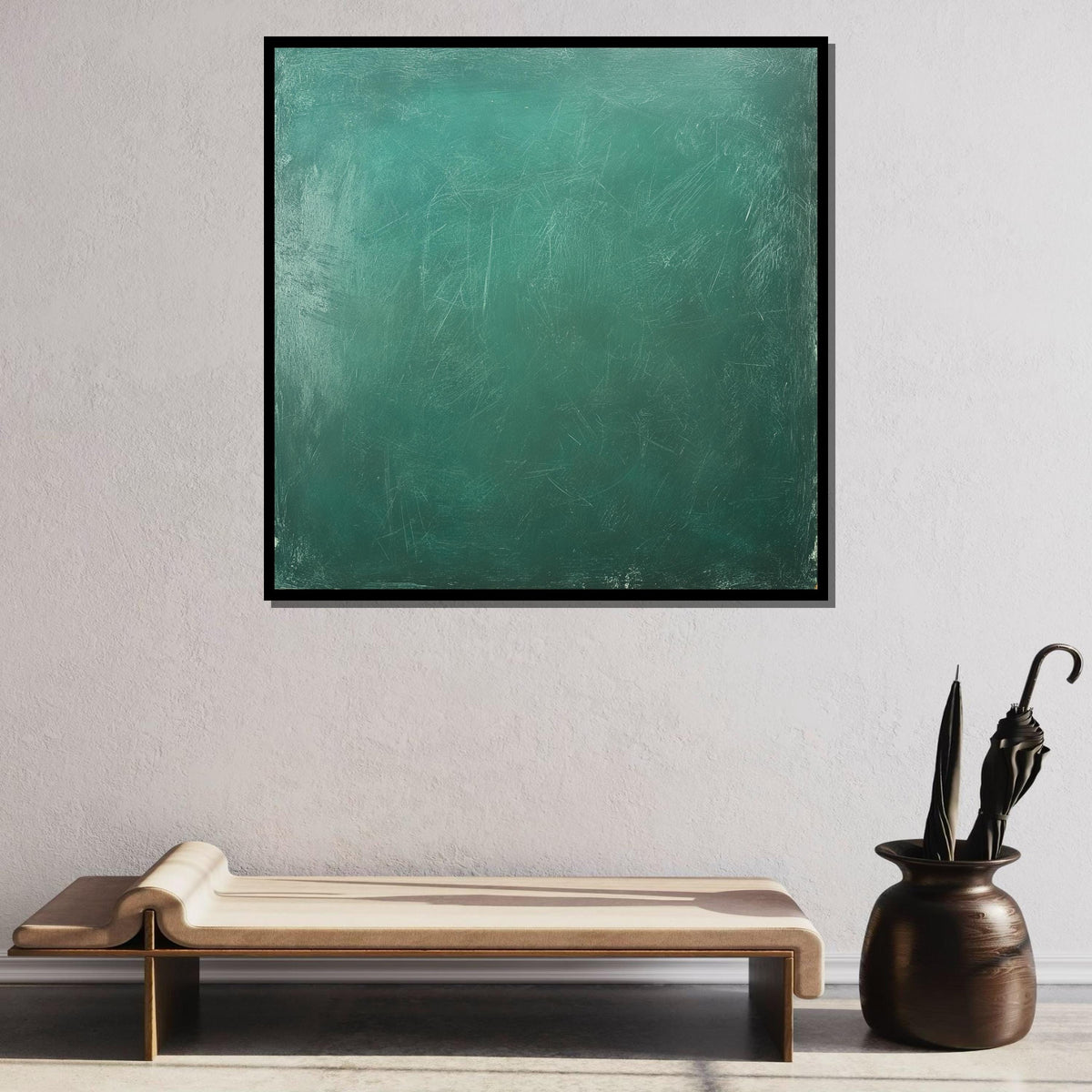 Green Mark Rothko Framed Canvas,Mark Rothko Wall Art, Art Reproduction,Rothko Reproduction,Rothko Print Poster, Famous Art, Canvas Wall Art