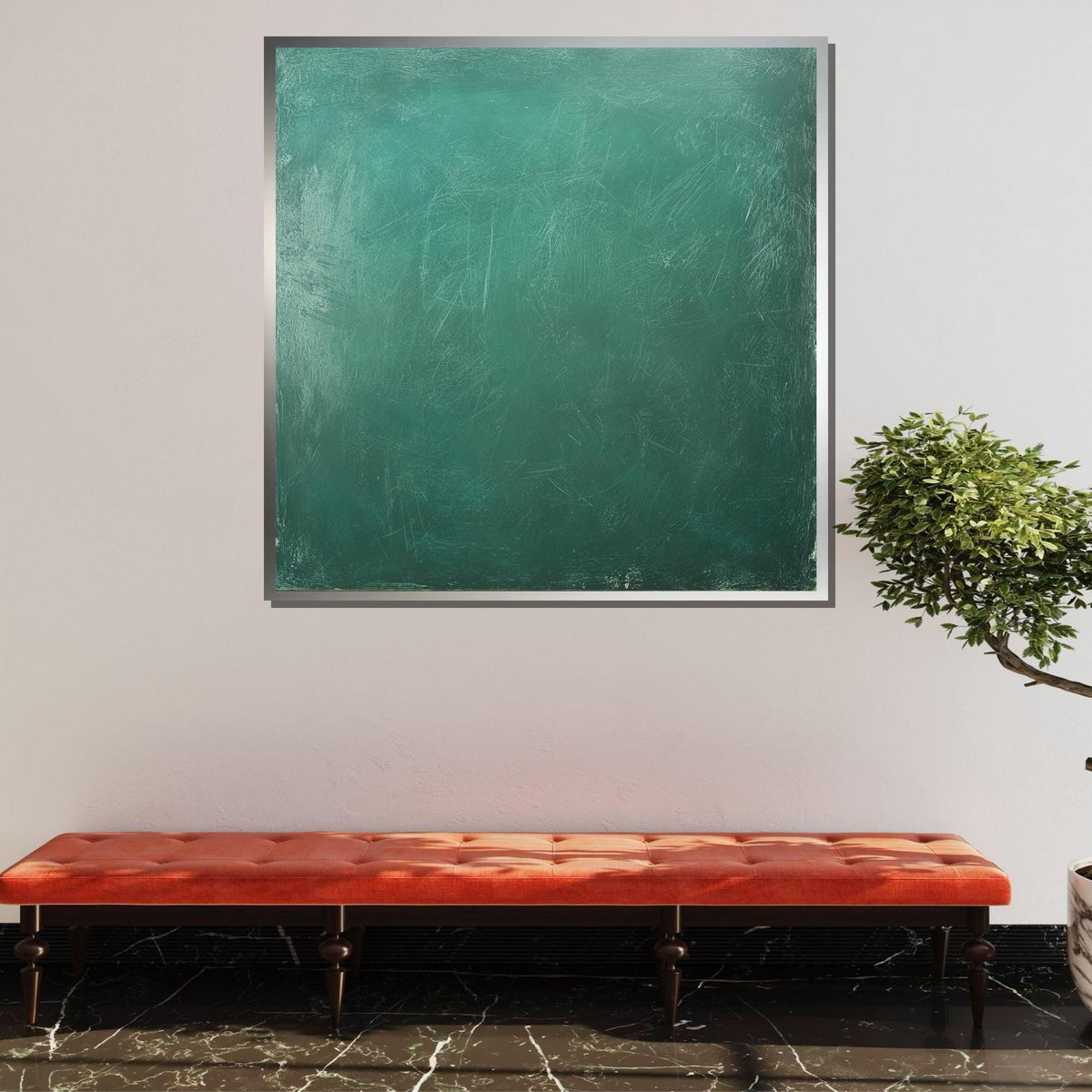 Green Mark Rothko Framed Canvas,Mark Rothko Wall Art, Art Reproduction,Rothko Reproduction,Rothko Print Poster, Famous Art, Canvas Wall Art