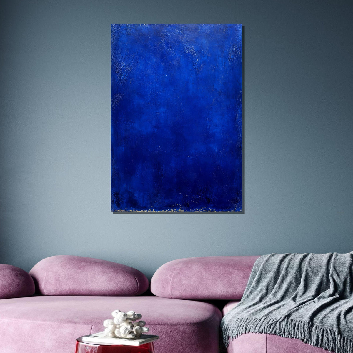 Blue Mark Rothko Framed Canvas,Mark Rothko Wall Art, Art Reproduction,Rothko Reproduction,Rothko Print Poster, Famous Art, Canvas Wall Art