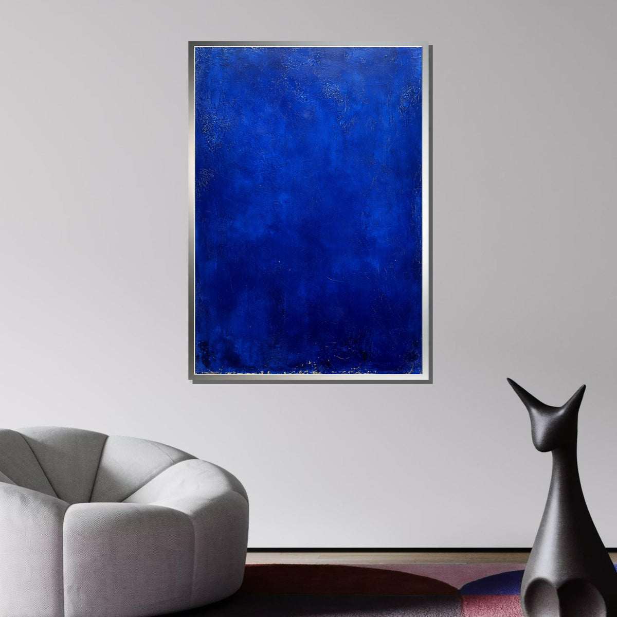 Blue Mark Rothko Framed Canvas,Mark Rothko Wall Art, Art Reproduction,Rothko Reproduction,Rothko Print Poster, Famous Art, Canvas Wall Art