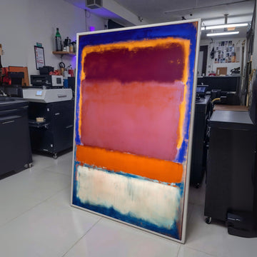 Mark Rothko Inspired Abstract Canvas, Color Block Wall Art, Modern Expressionist Canvas, Vibrant wall decoration, canvas print, wall art