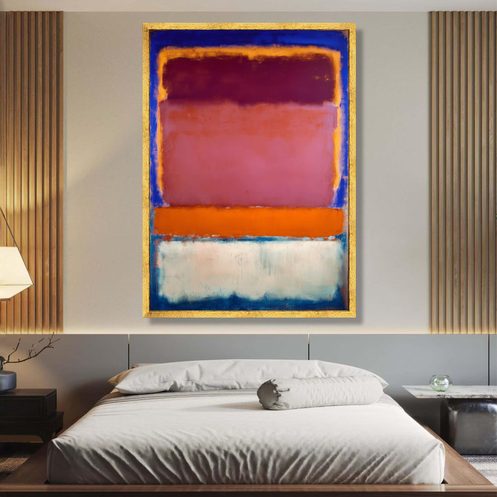 Mark Rothko Inspired Abstract Canvas, Color Block Wall Art, Modern Expressionist Canvas, Vibrant wall decoration, canvas print, wall art