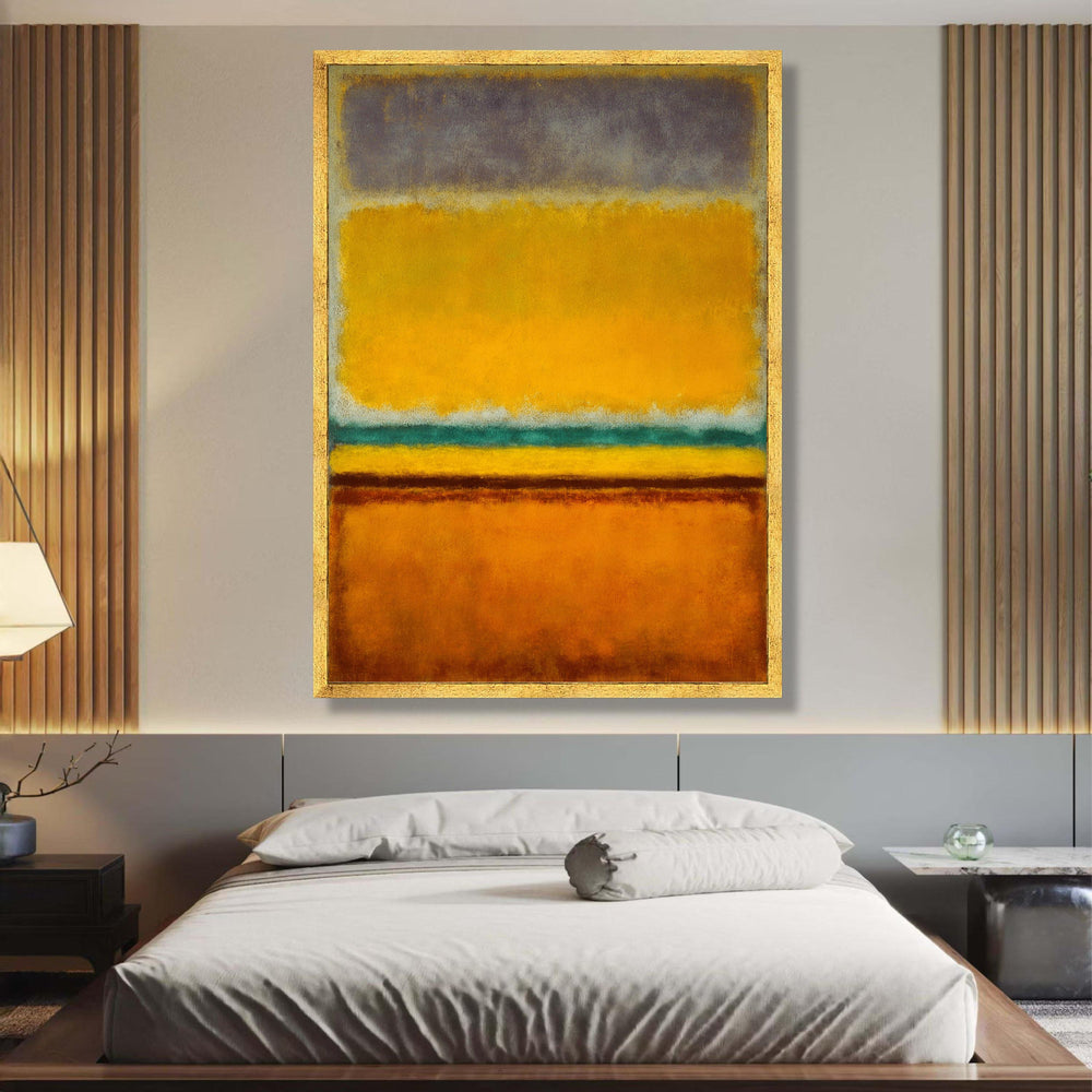 Abstract Color Block Canvas, Mark Rothko Style Wall Art, Modern Abstract Canvas, Bold Color Canvas, wall decoration, canvas print, wall art