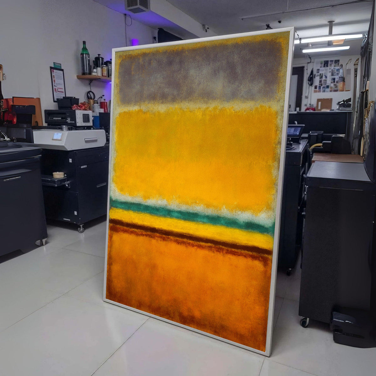 Abstract Color Block Canvas, Mark Rothko Style Wall Art, Modern Abstract Canvas, Bold Color Canvas, wall decoration, canvas print, wall art