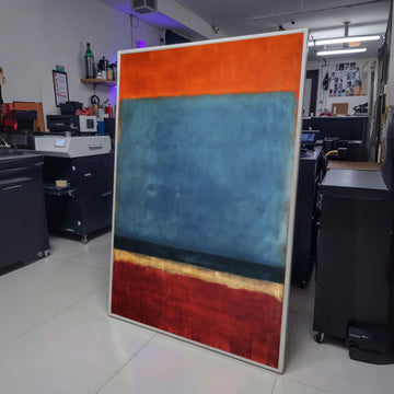 Abstract Color Block Canvas Wall Art, Mark Rothko Inspired Painting, Modern Minimalist Décor, Bold wall decoration, canvas print, wall art