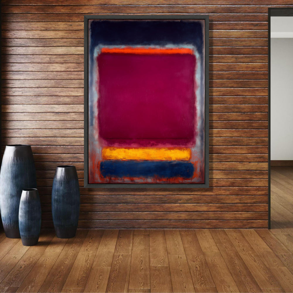 Abstract Color Block Canvas Wall Art, Mark Rothko Style Painting, Modern Expressionist Canvas, Bold wall decoration, canvas print, wall art