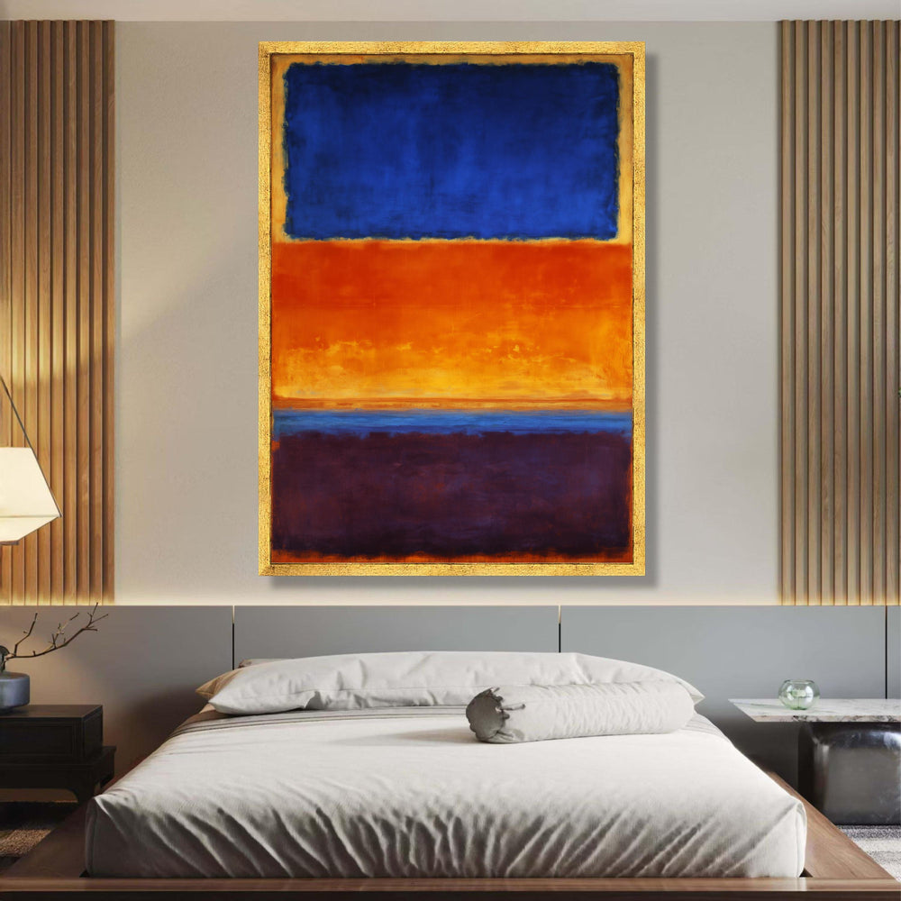 Vibrant Abstract Color Blocks Canvas, Mark Rothko Style Wall Art, Modern Contemporary Canvas, Bold wall decoration, canvas print, wall art