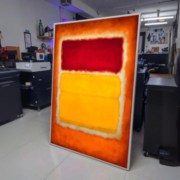 Abstract Color Blocks Canvas Wall Art, Warm Tones Canvas, Modern Minimalist Decor, Mark Rothko wall decoration, canvas print, wall art