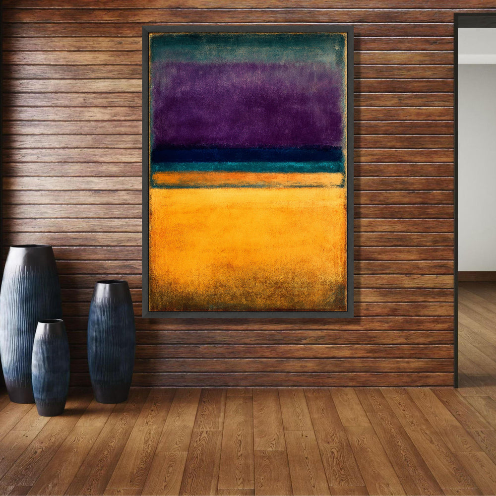 Mark Rothko Inspired Abstract Canvas Wall Art, Bold Color Blocks, Modern Minimalist Home Decor, wall decoration, canvas print, wall art