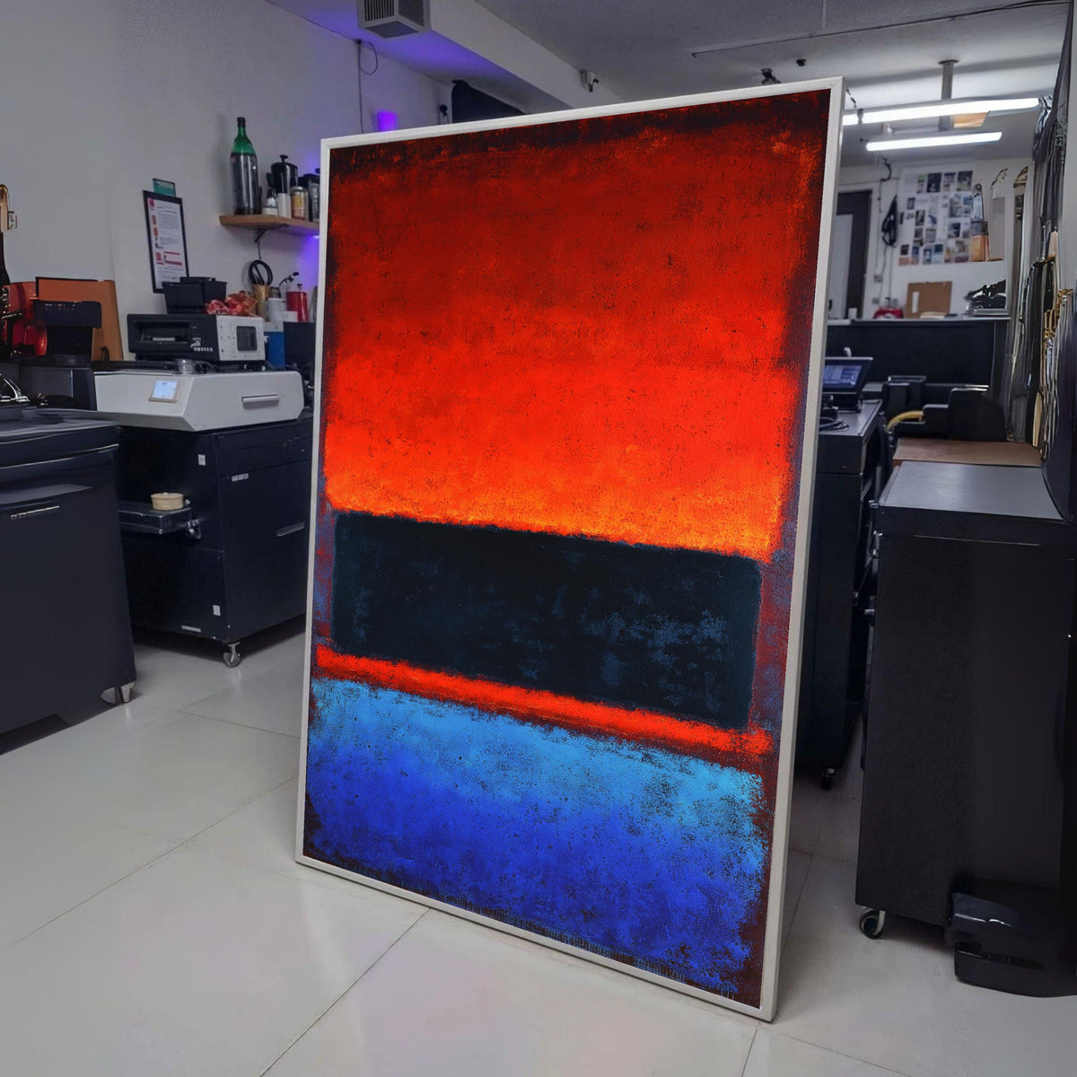 Abstract Color Block Canvas Wall Art, Mark Rothko Inspired Painting, Modern Home Decoration, Bold wall decoration, canvas print, wall art