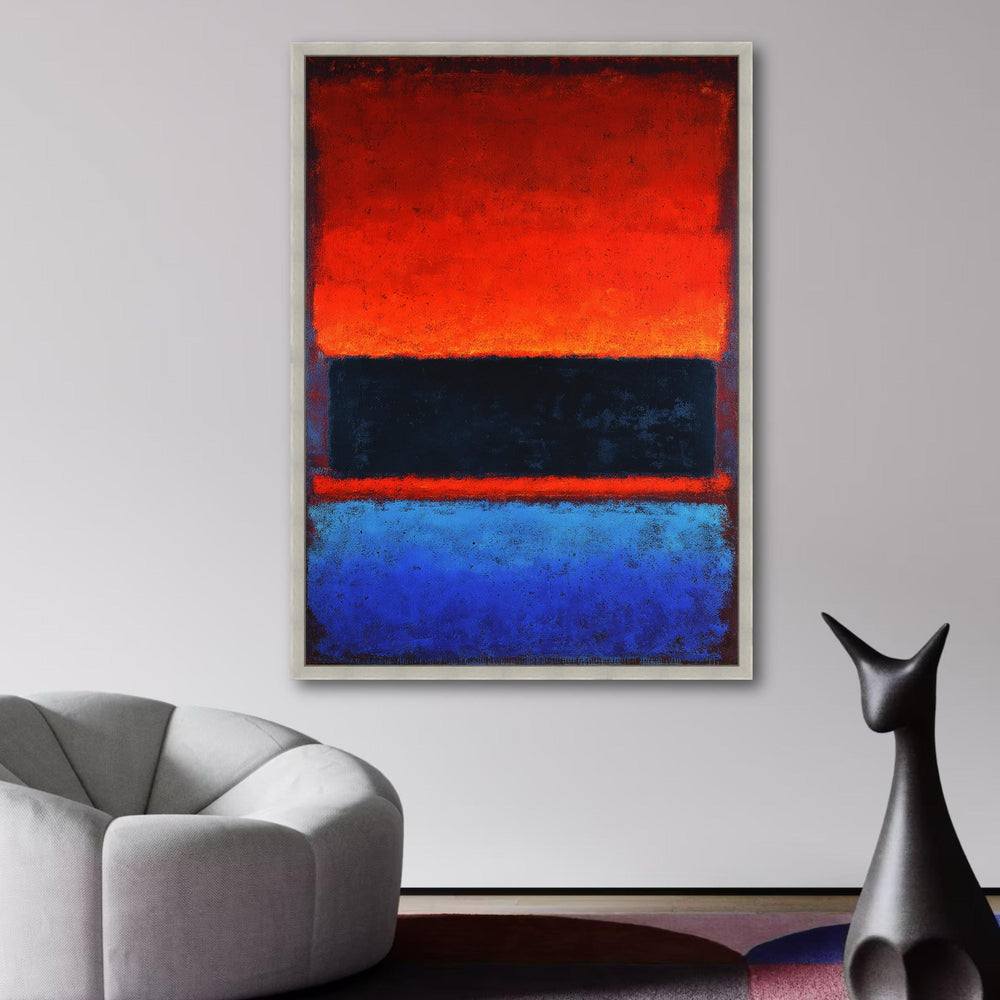 Abstract Color Block Canvas Wall Art, Mark Rothko Inspired Painting, Modern Home Decoration, Bold wall decoration, canvas print, wall art