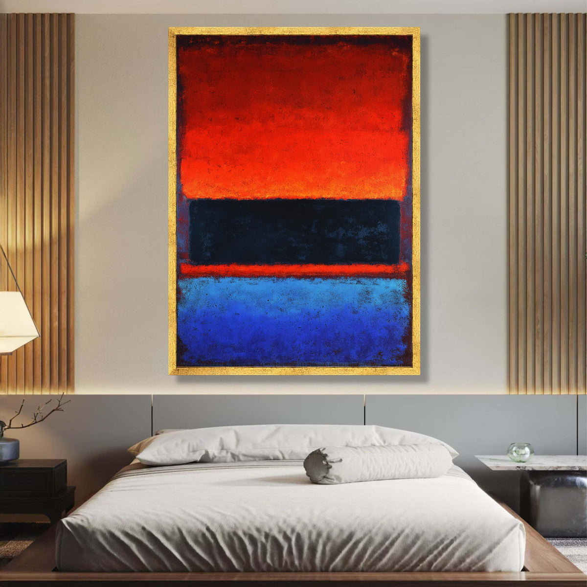 Abstract Color Block Canvas Wall Art, Mark Rothko Inspired Painting, Modern Home Decoration, Bold wall decoration, canvas print, wall art