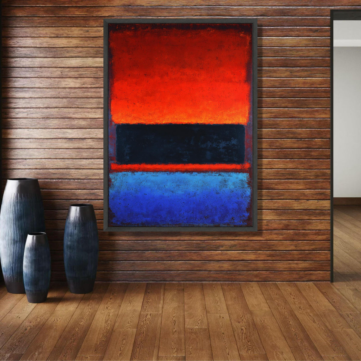 Abstract Color Block Canvas Wall Art, Mark Rothko Inspired Painting, Modern Home Decoration, Bold wall decoration, canvas print, wall art