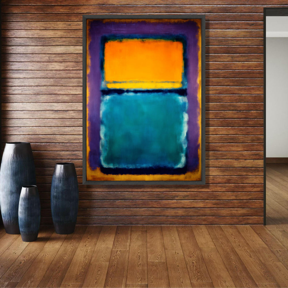 Abstract Color Block Canvas, Mark Rothko Style Wall Art, Modern Expressionist Canvas, Vibrant Home wall decoration, canvas print, wall art