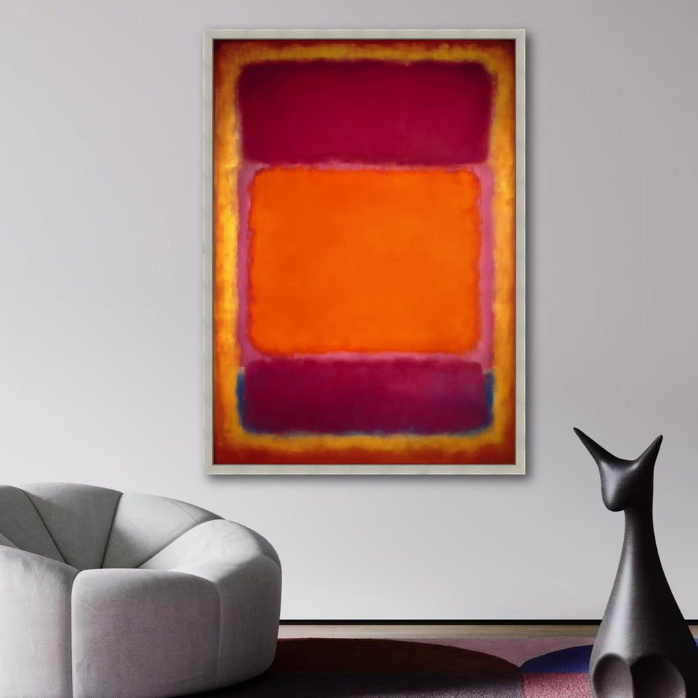 Bold Abstract Color Blocks Canvas, Mark Rothko Inspired Wall Art, Modern Expressionist Canvas, wall decoration, canvas print, wall art
