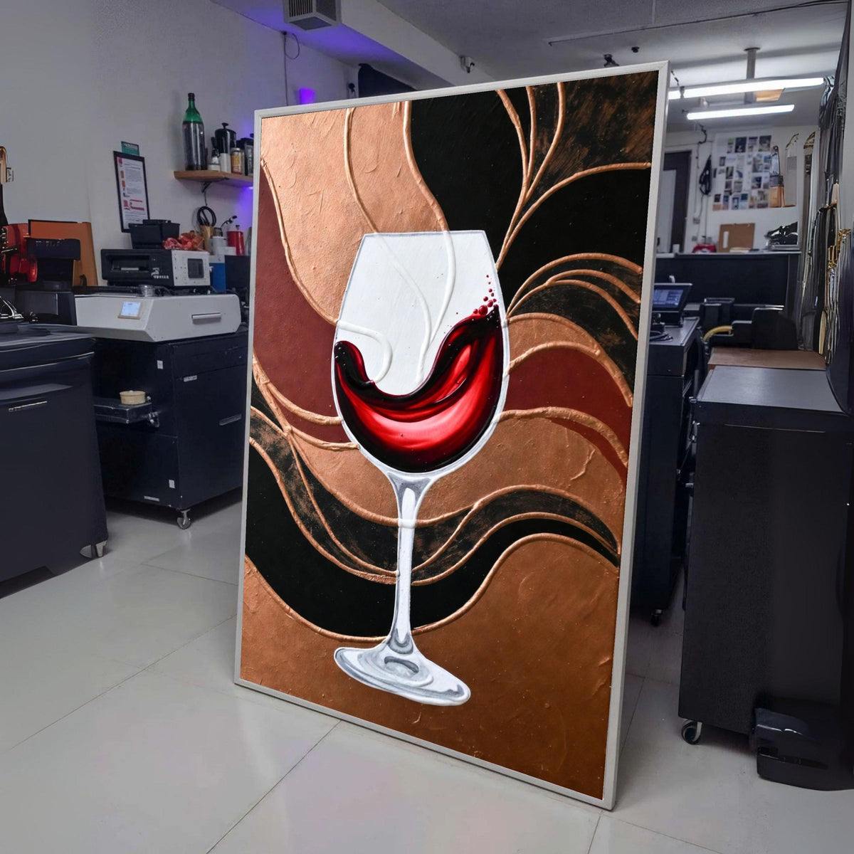 Elegant Red Wine Splash Canvas, Wine Glass Wall Art, Modern Kitchen Decor, Bar Room Canvas, Abstract wall decoration, canvas print, wall art