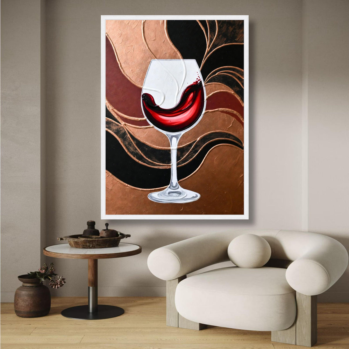 Elegant Red Wine Splash Canvas, Wine Glass Wall Art, Modern Kitchen Decor, Bar Room Canvas, Abstract wall decoration, canvas print, wall art