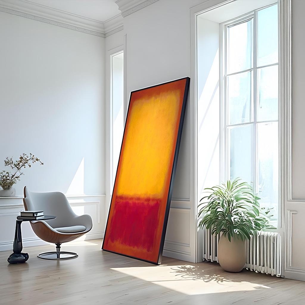 Mark Rothko Inspired Abstract Canvas Print – Modern Color Field Art