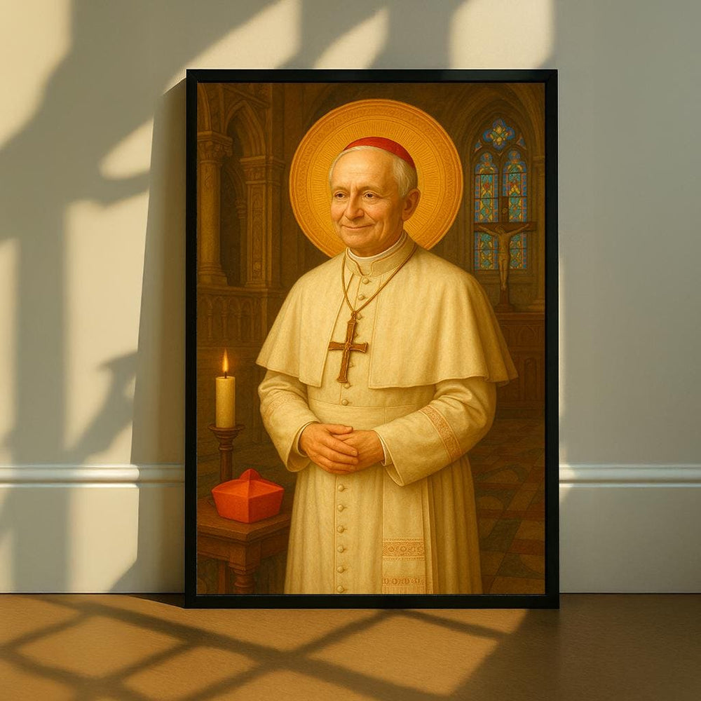 Catholic Cardinal Portrait, Papa Pope Canvas Wall Art Print