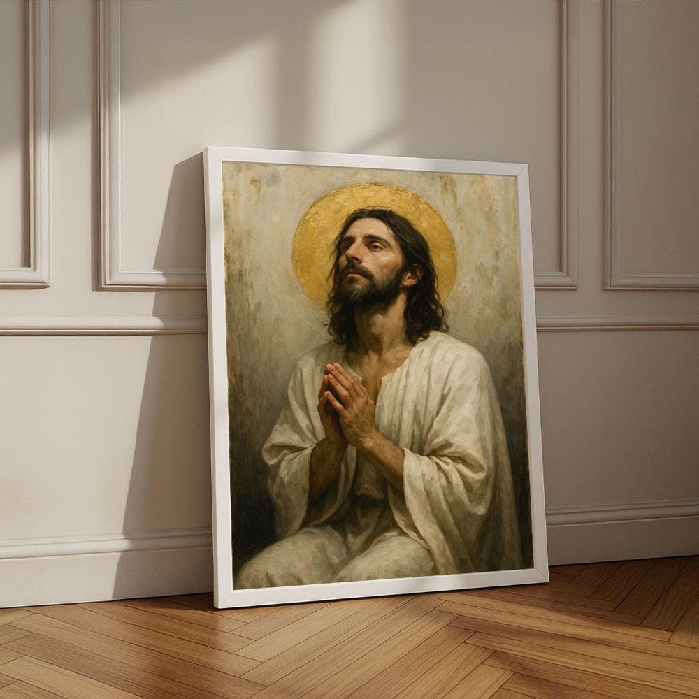 Radiant Jesus Canvas Print | Inspirational Art