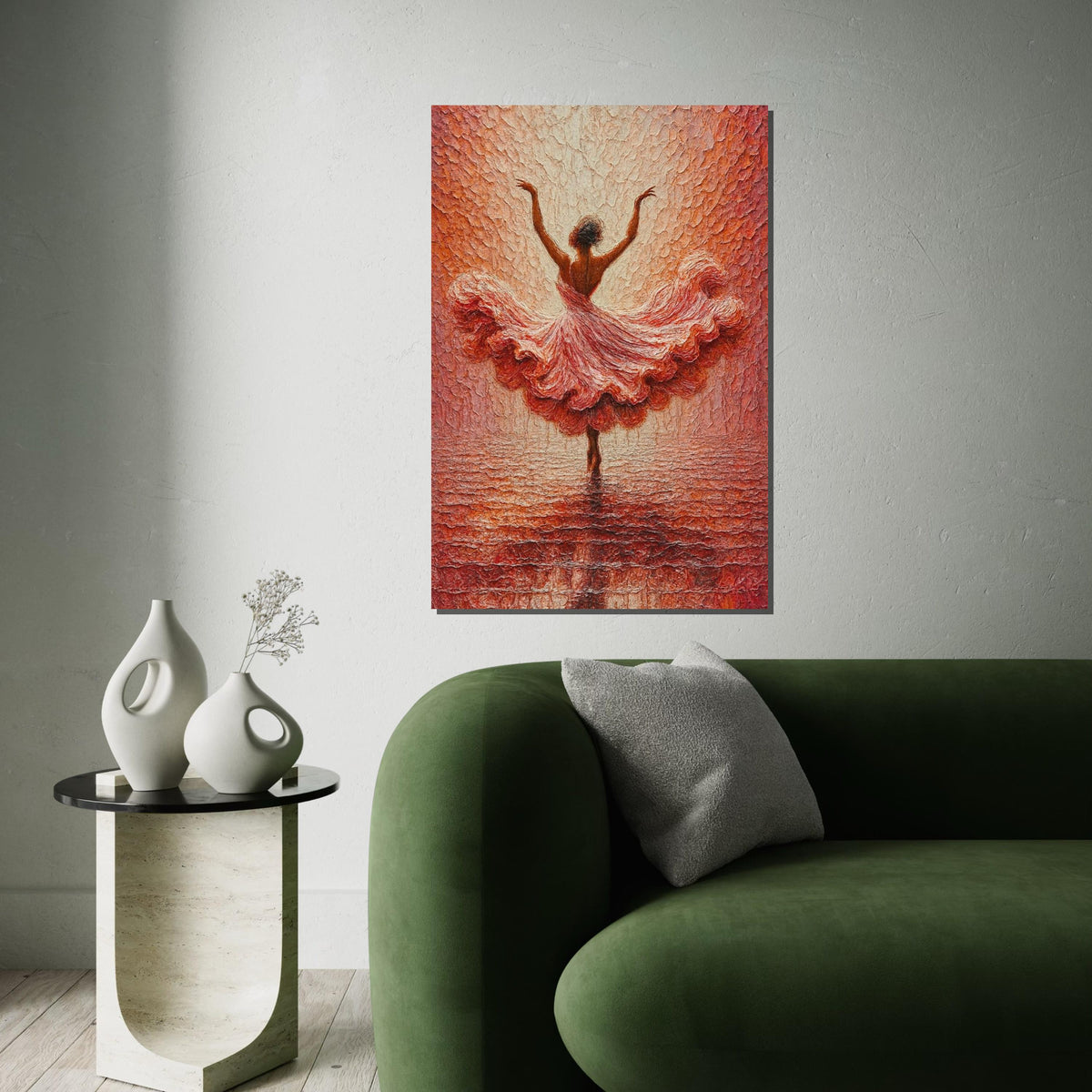Elegant Ballerina Canvas, Dance Art Print, Ballet Wall Art, Canvas Art Painting, Wall Art Canvas Design, Ballet Art,Ready to Hang Decoration