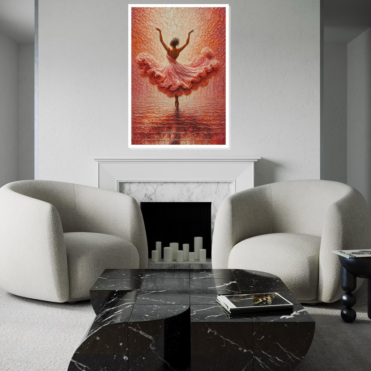 Elegant Ballerina Canvas, Dance Art Print, Ballet Wall Art, Canvas Art Painting, Wall Art Canvas Design, Ballet Art,Ready to Hang Decoration