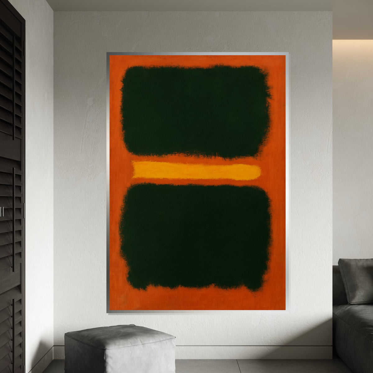 Mark Rothko Canvas, Mix Abstract Wall Art, Mark Rothko Style Print,Affiche Art,Expressionist Canvas Painting,Ready To Hang Decor,Print Art