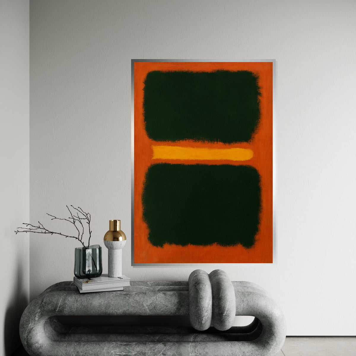 Mark Rothko Canvas, Mix Abstract Wall Art, Mark Rothko Style Print,Affiche Art,Expressionist Canvas Painting,Ready To Hang Decor,Print Art