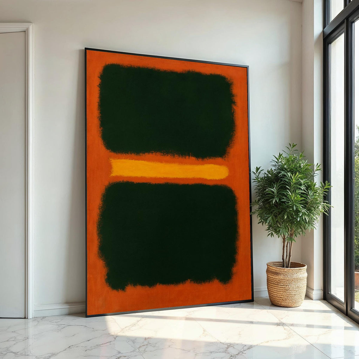 Mark Rothko Canvas, Mix Abstract Wall Art, Mark Rothko Style Print,Affiche Art,Expressionist Canvas Painting,Ready To Hang Decor,Print Art