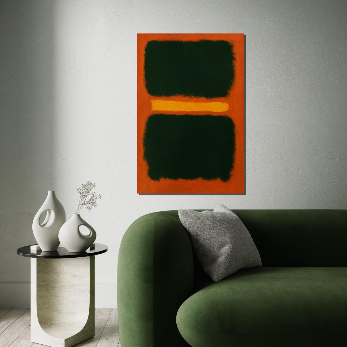 Mark Rothko Canvas, Mix Abstract Wall Art, Mark Rothko Style Print,Affiche Art,Expressionist Canvas Painting,Ready To Hang Decor,Print Art