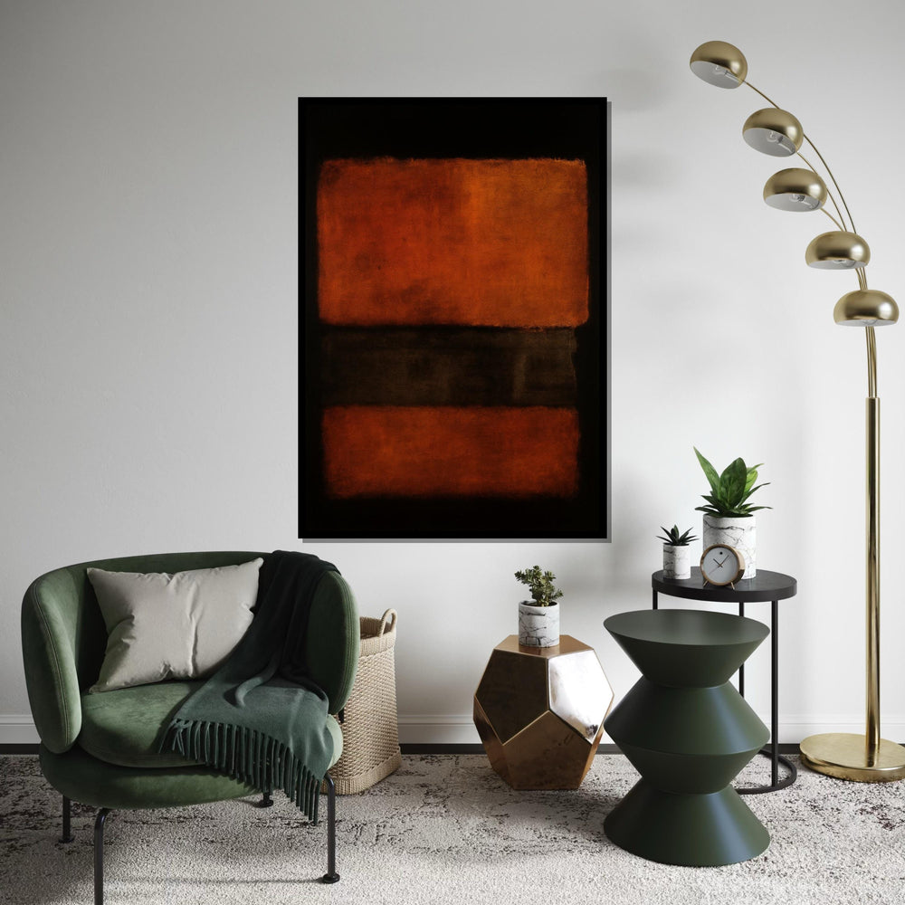 Mark Rothko Canvas, Mix Abstract Wall Art, Mark Rothko Style Print,Affiche Art,Expressionist Canvas Painting,Ready To Hang Decor,Print Art